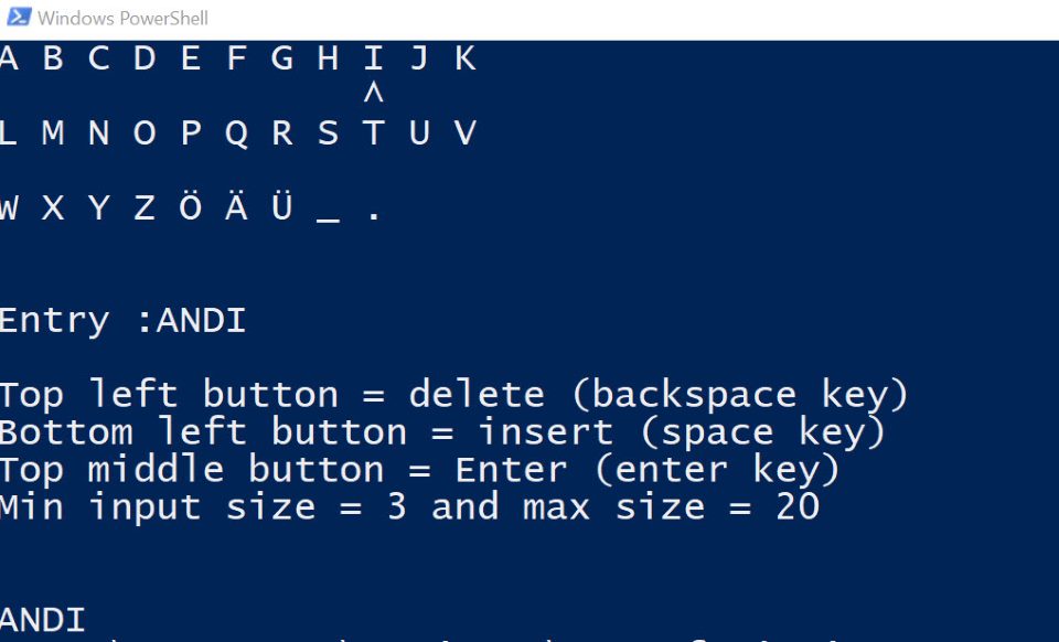 PowerShell OnScreenKeyboard