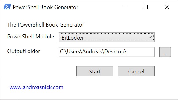 PowerShellBookGeneratorGui