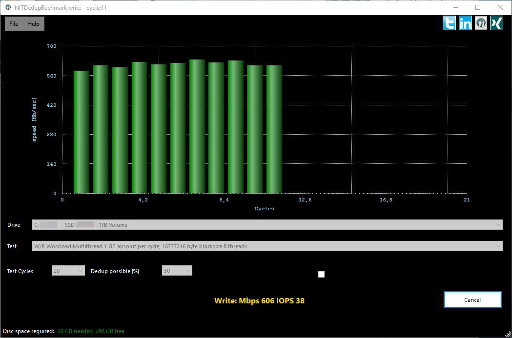 NITDedupBenchmark, a Test Tool for Storage Systems with Data-Deduplication